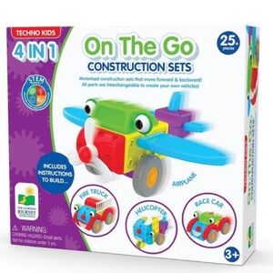 The Learning Journey International 4-in-1 On-the-Go Construction Set
